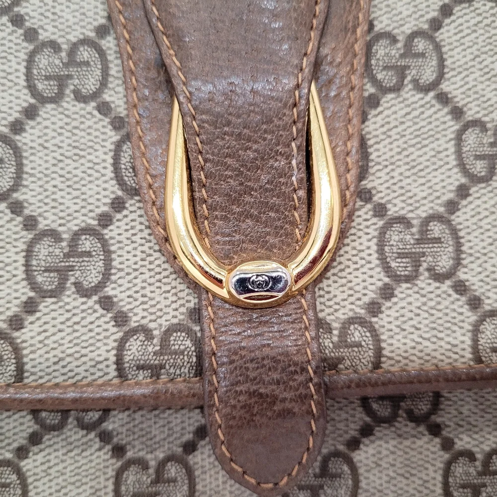 GUCCI Crosbody Bag, Clutch, Two Ways, Vintage, Prestige Condition - Picture 11 of 16